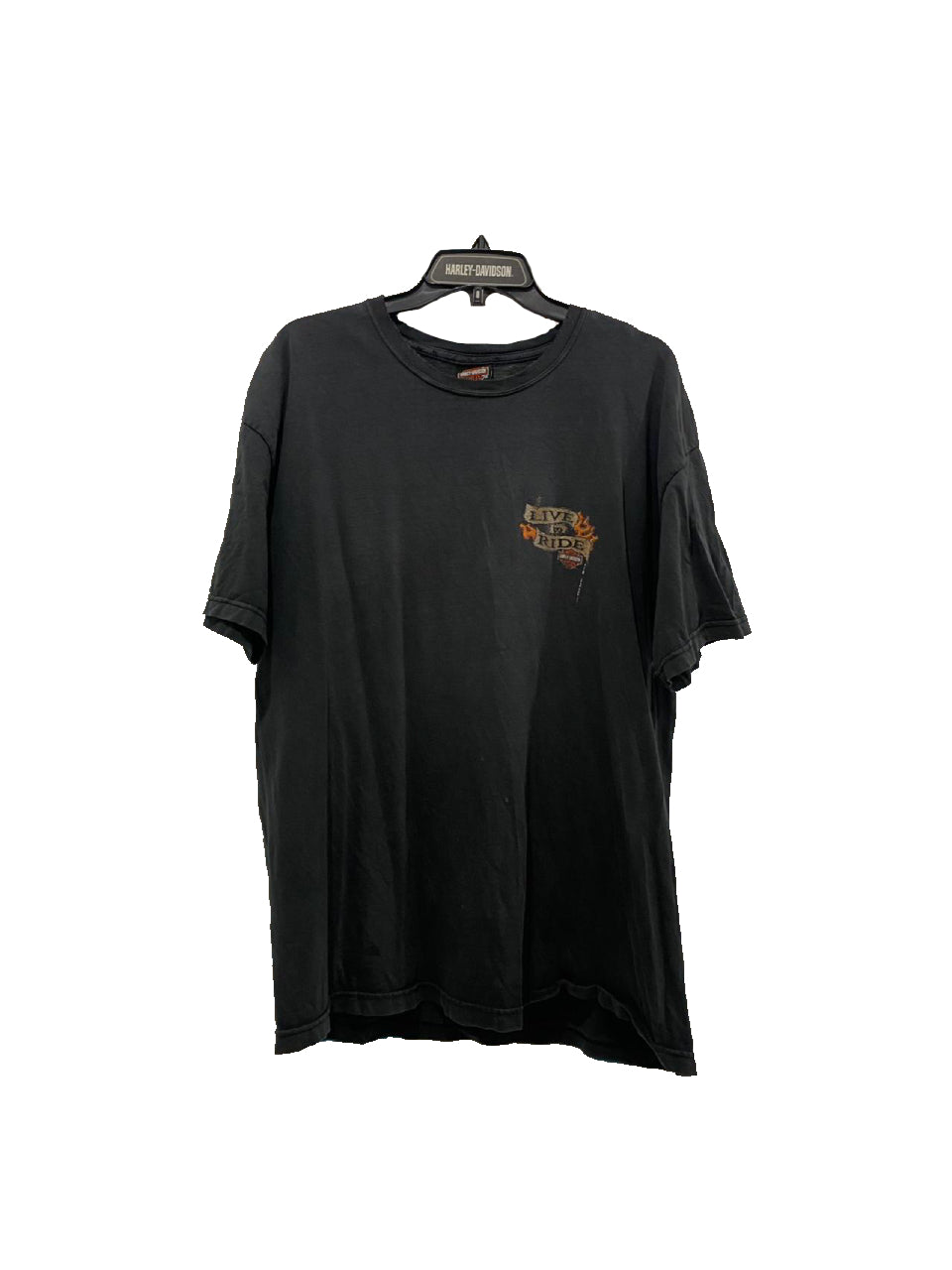 Authentic Vintage Harley-Davidson T-shirt | Ride to Live, Live to Ride | Milwaukee (X-Large)