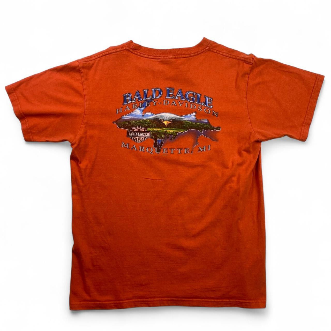 Authentic Vintage Harley-Davidson T-Shirt | Bald Eagle (Large)