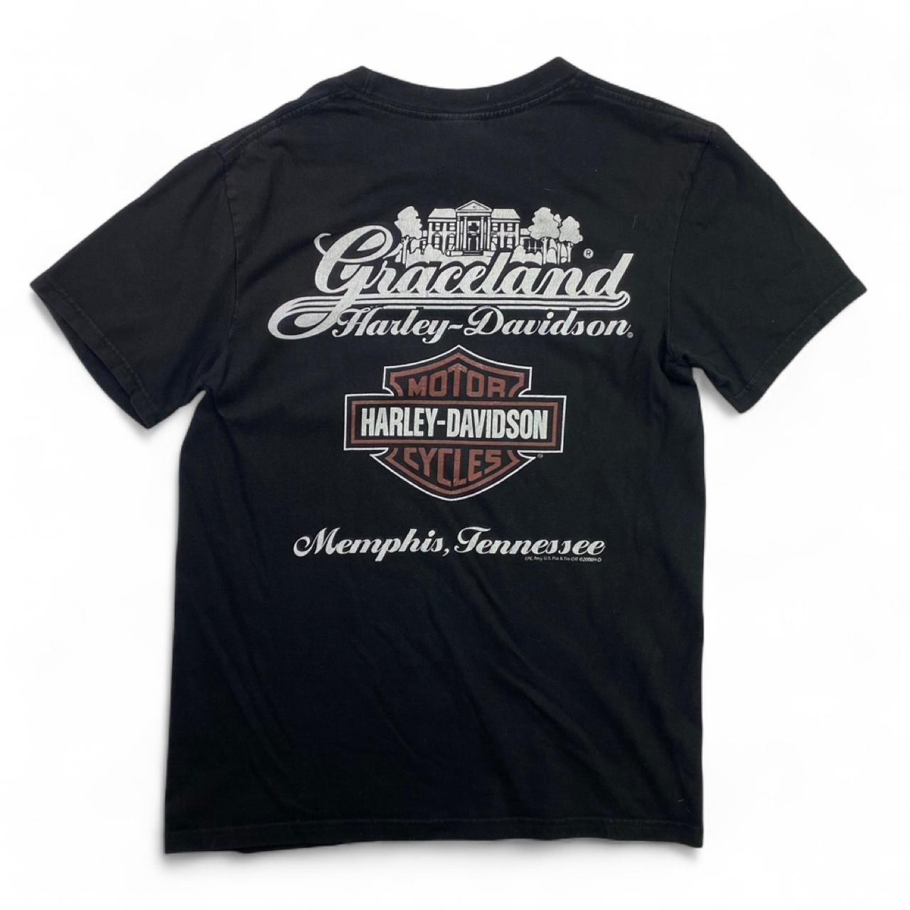 Authentic Vintage Harley-Davidson T-Shirt | Graceland- Memphis, Tennessee (Medium)