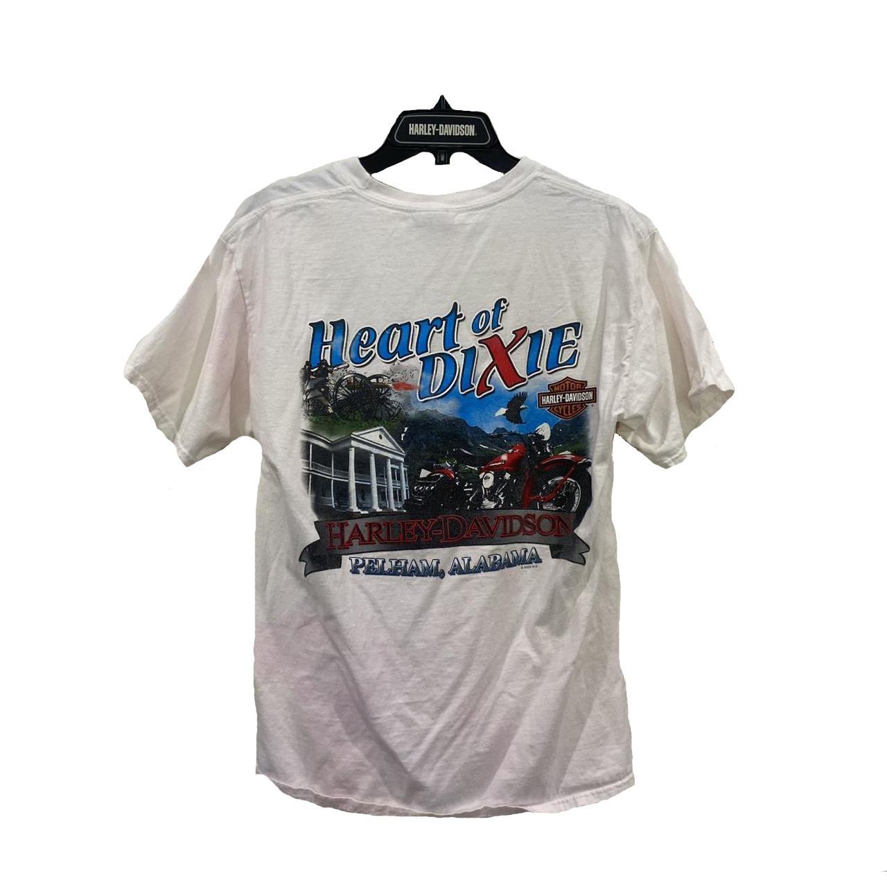WMNS Authentic Vintage Harley-Davidson (Tie Dye) T-shirt- Grand Canyon, Heart of Dixie Edition (Medium)