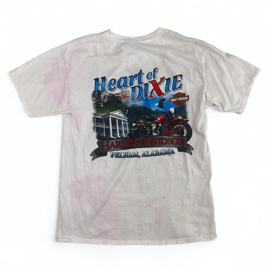 WMNS Authentic Vintage Harley-Davidson (Tie Dye) T-shirt- Grand Canyon, Heart of Dixie Edition (Medium)