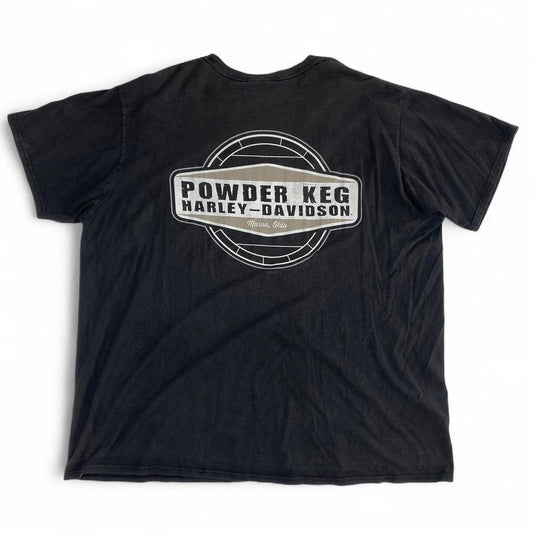 Authentic Vintage Harley-Davidson T-shirt | Powder Keg Ohio (3XL)