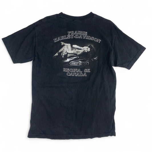 Authentic Vintage Harley-Davidson T-Shirt- Prairie, Regina, SK Canada (Large)