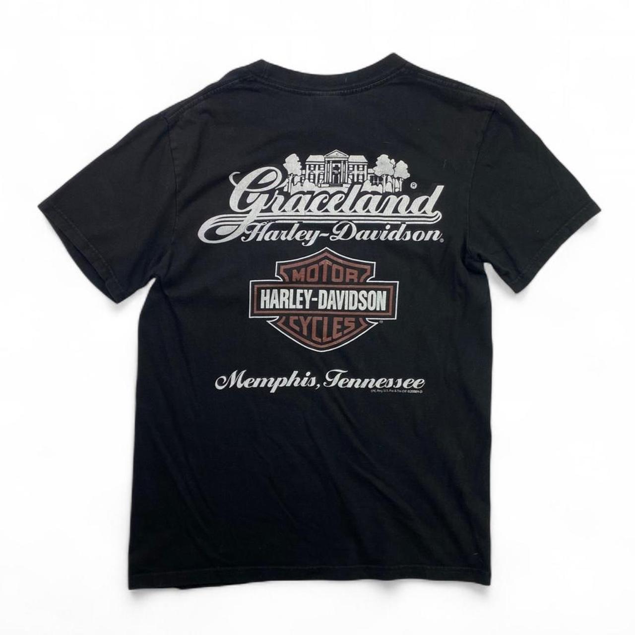 Authentic Vintage Harley-Davidson T-Shirt | Graceland- Memphis, Tennessee (Medium)