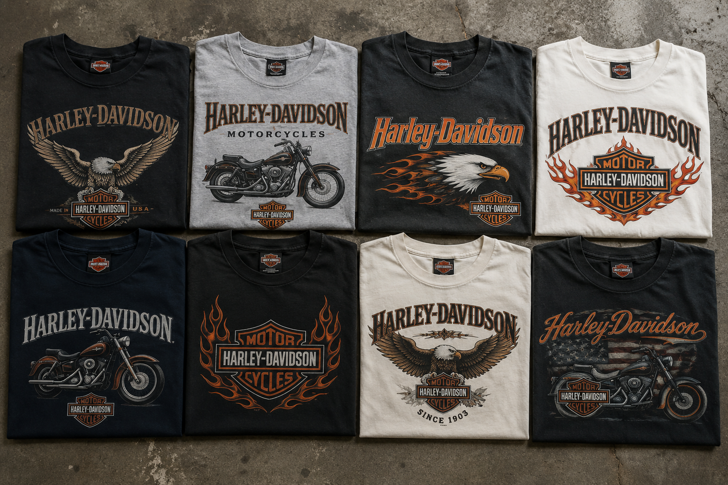 Harley-Davidson t-shirts collection