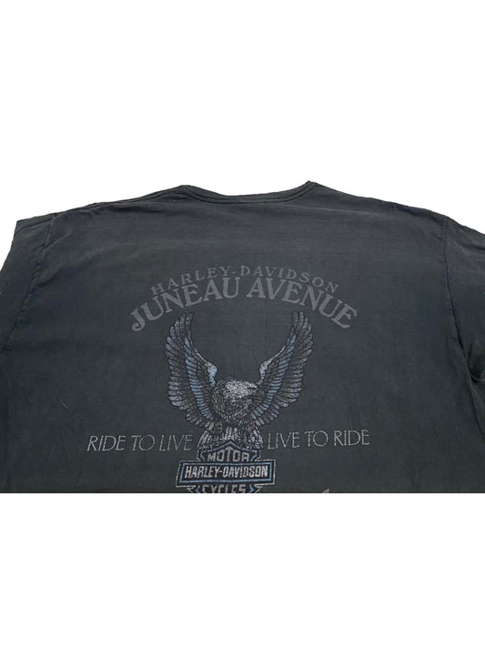 Authentic Vintage Harley-Davidson T-shirt | Ride to Live, Live to Ride | Milwaukee (X-Large)