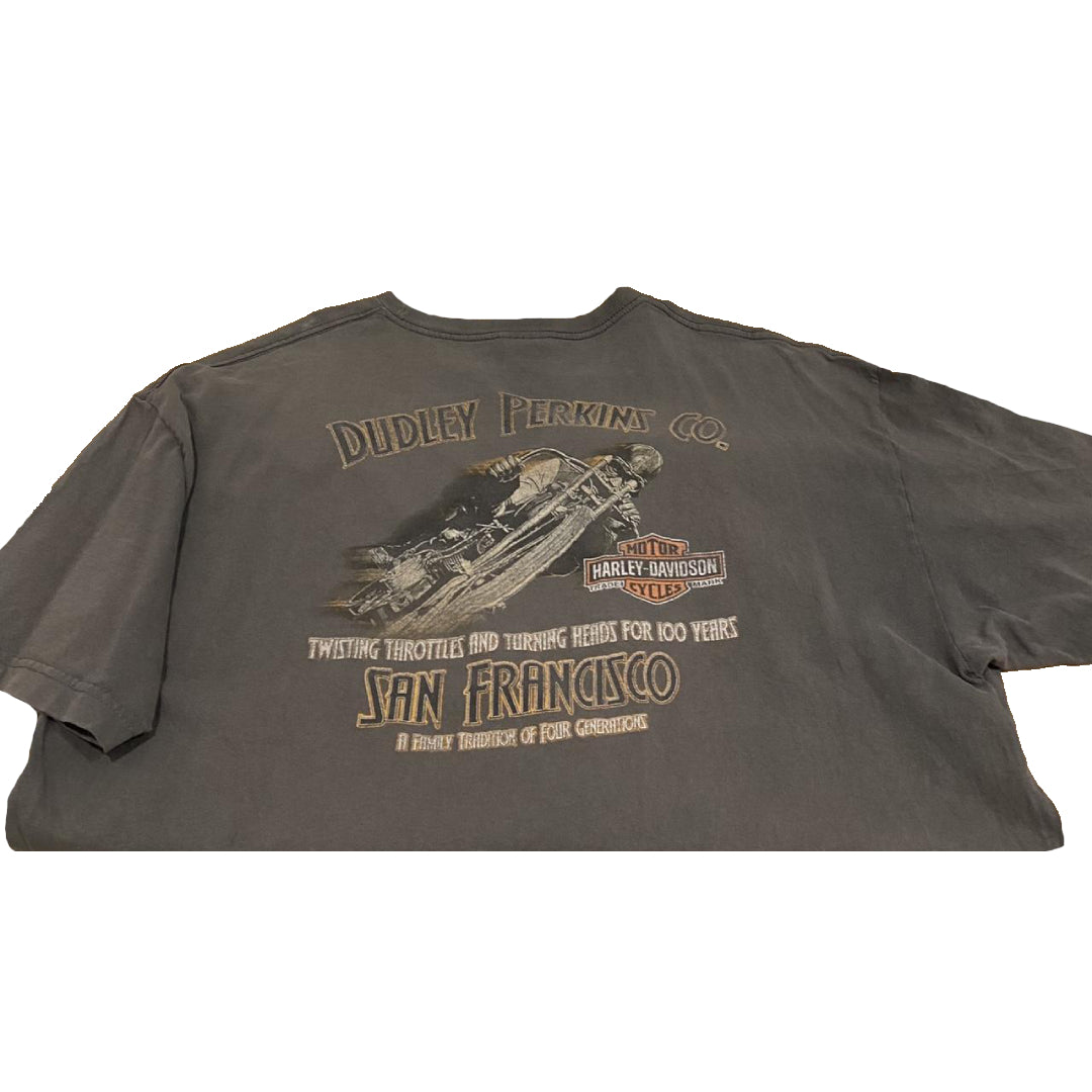 Authentic Vintage Harley-Davidson T-shirt | San Francisco, Dudley Perkins (X-Large)
