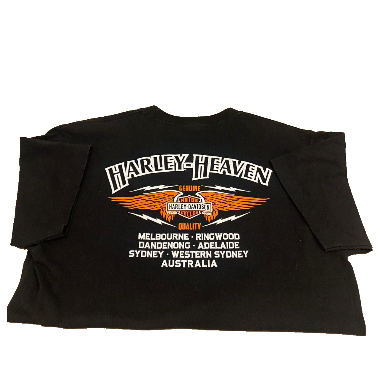 Authentic Vintage Harley-Davidson T-Shirt- Harley-Heaven Australia (Medium)