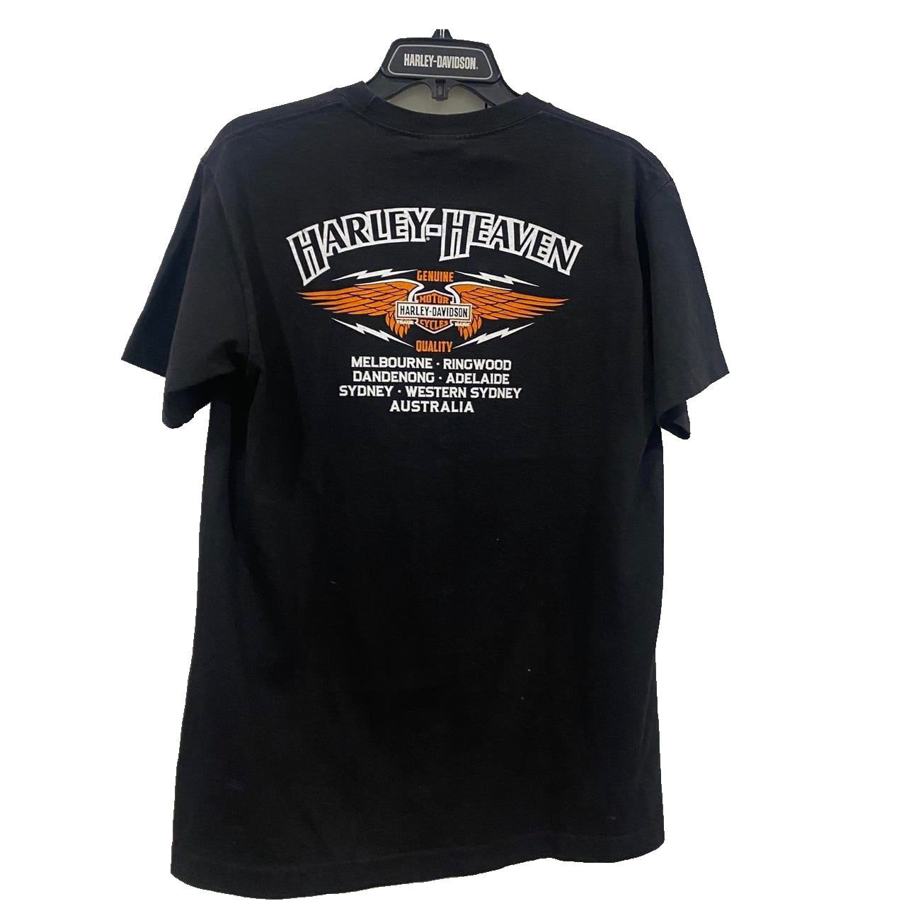 Authentic Vintage Harley-Davidson T-Shirt- Harley-Heaven Australia (Medium)
