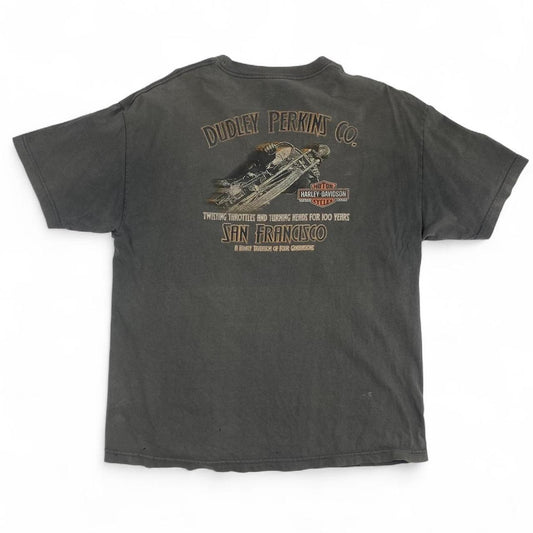 Authentic Vintage Harley-Davidson T-shirt | San Francisco, Dudley Perkins (X-Large)