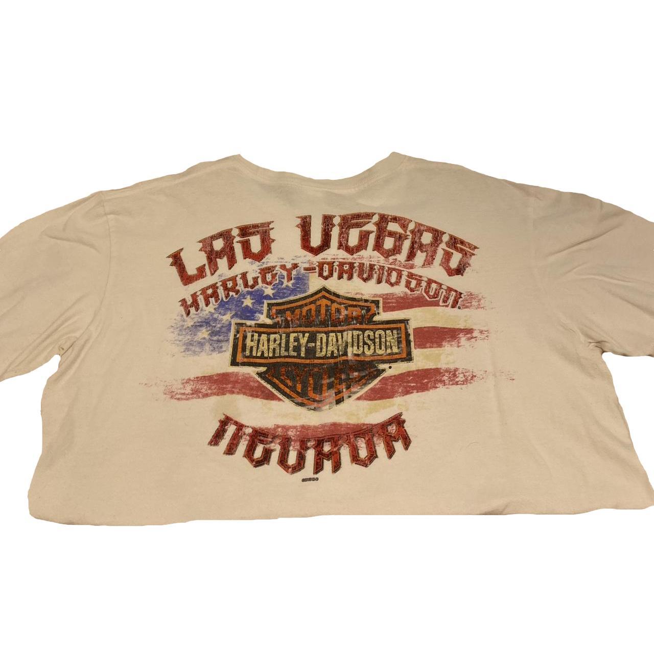 Authentic Vintage Harley-Davidson T-Shirt | Las Vegas Nevada Skull (Medium)