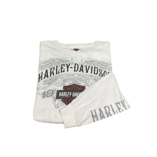 Authentic Vintage Harley-Davidson Long Sleeve T-Shirt (Medium)