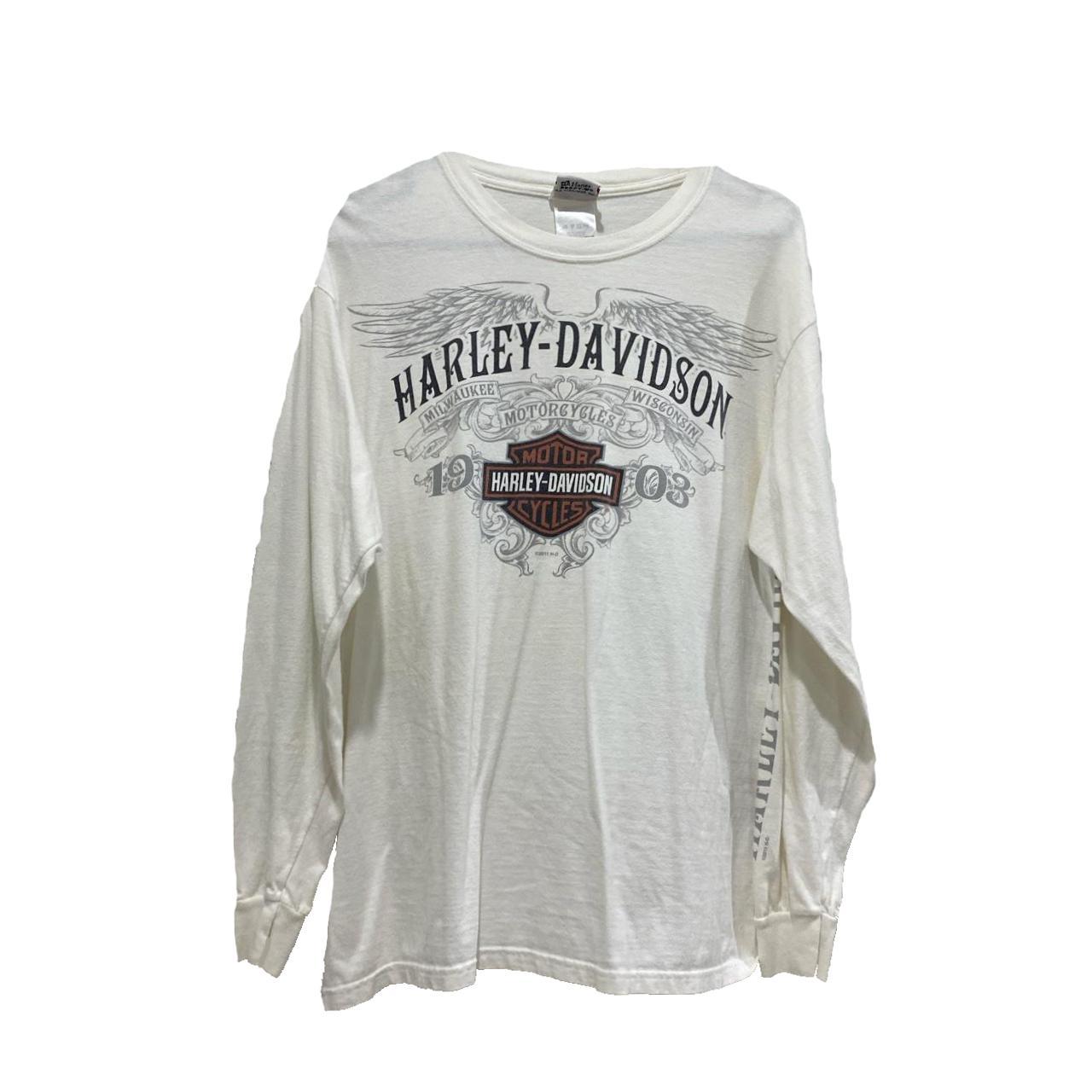Authentic Vintage Harley-Davidson Long Sleeve T-Shirt (Medium)