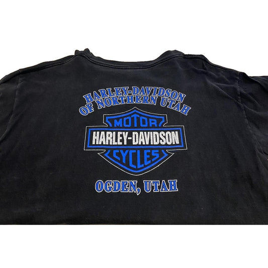 Authentic Vintage Harley-Davidson T-shirt- Northern Utah (Large)