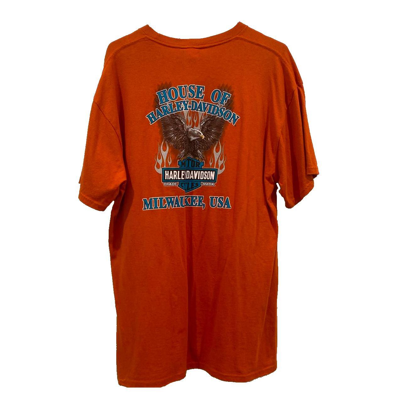 Authentic Vintage Harley-Davidson T-Shirt- House of Harley-Davidson, Milwaukee (Large)