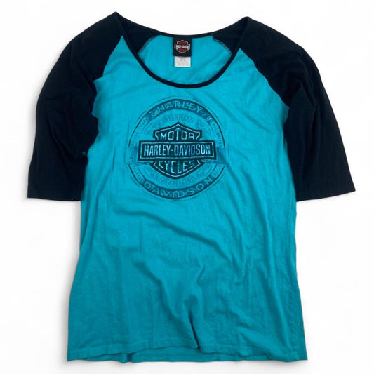 WMNS Authentic Vintage Harley-Davidson Long-Sleeve T-Shirt (2XL)