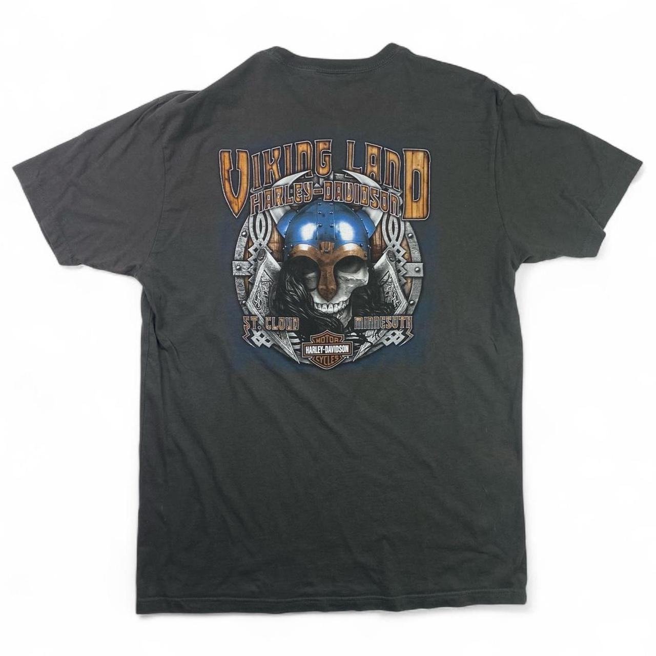 Authentic Vintage Harley-Davidson T-Shirt | Viking Land, St. Cloud, Minnesota (XL)