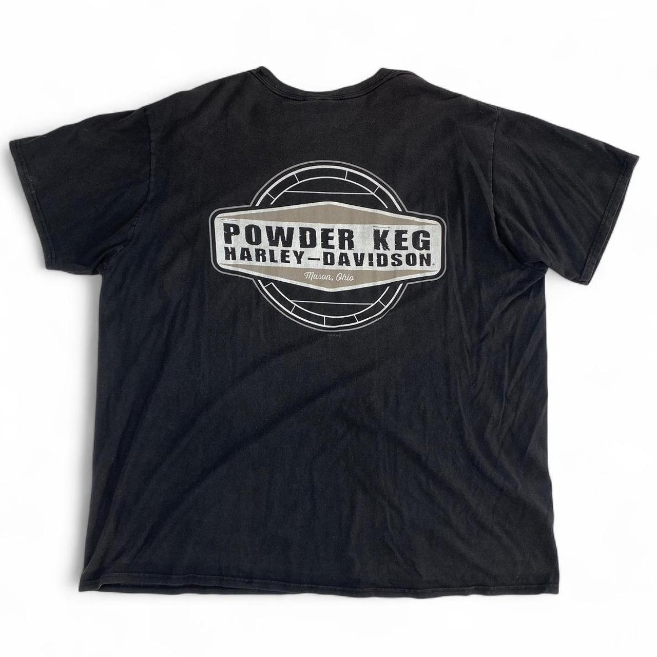Authentic Vintage Harley-Davidson T-shirt | Powder Keg Ohio (3XL)