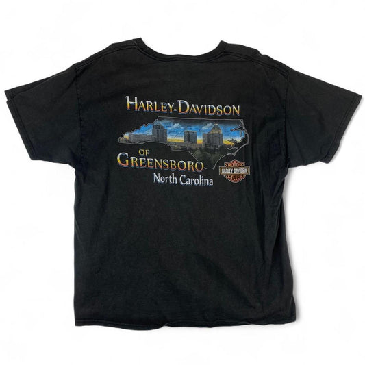 Authentic Vintage Harley-Davidson T-Shirt- Greensboro, North Carolina (Large)