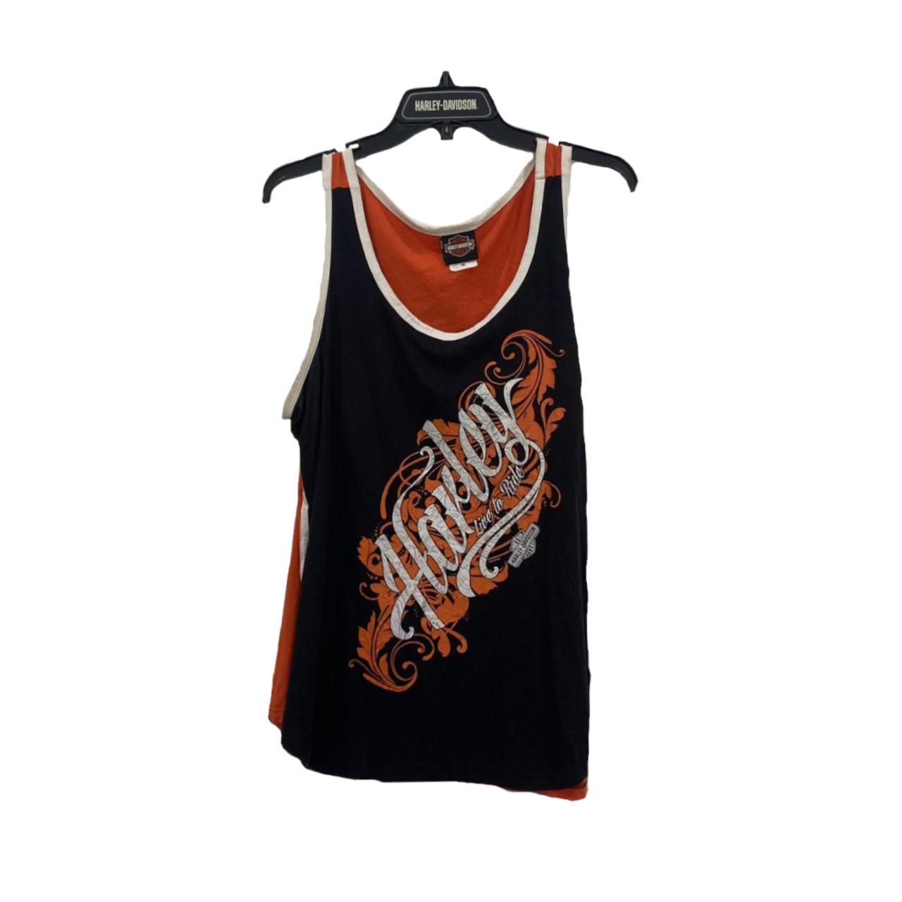 WMNS Authentic Vintage Harley-Davidson Singlet- Live to Ride (3XL)