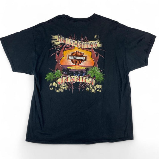 Authentic Vintage Harley-Davidson T-Shirt- Jamaica Edition (Large)