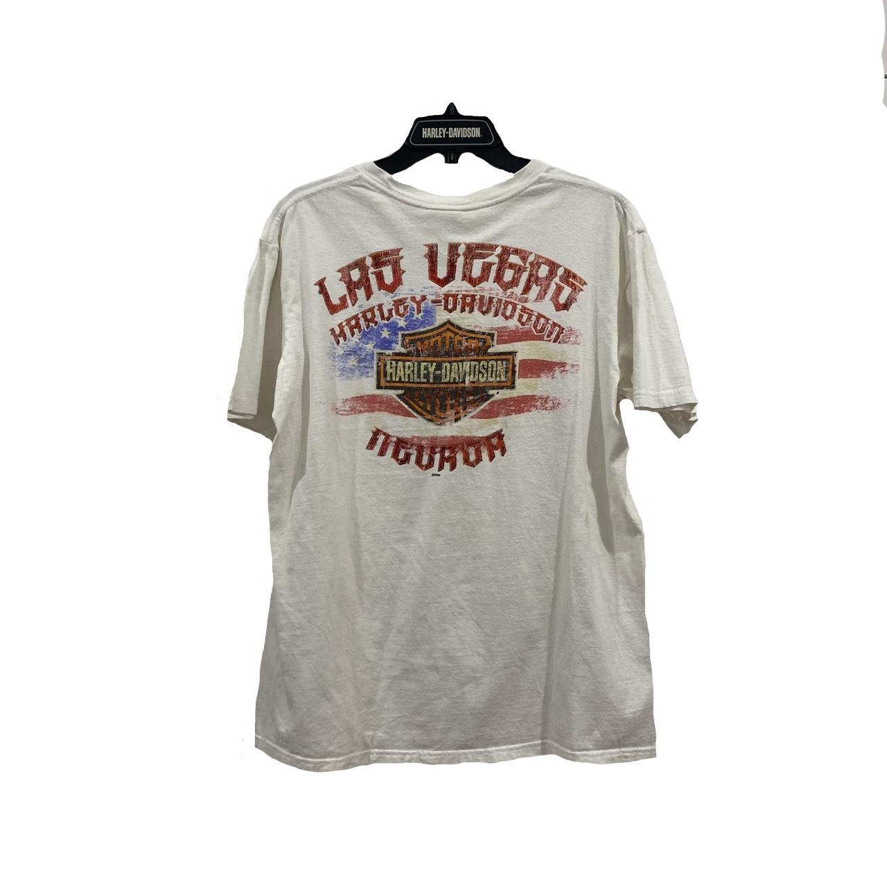 Authentic Vintage Harley-Davidson T-Shirt | Las Vegas Nevada Skull (Medium)