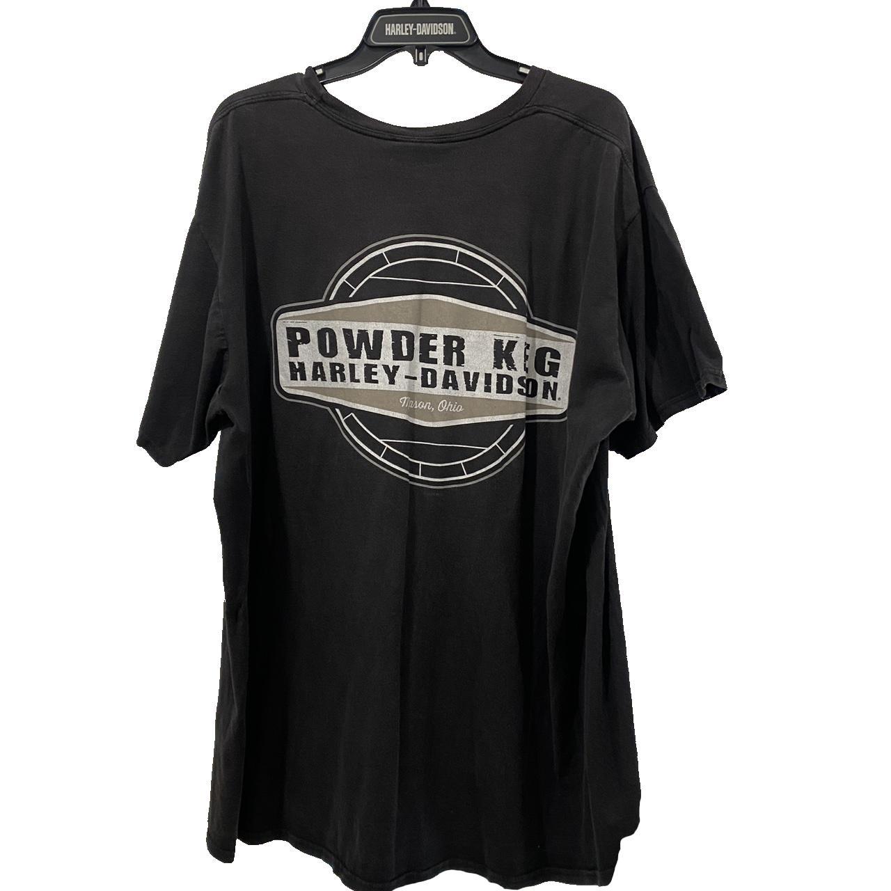 Authentic Vintage Harley-Davidson T-shirt | Powder Keg Ohio (3XL)
