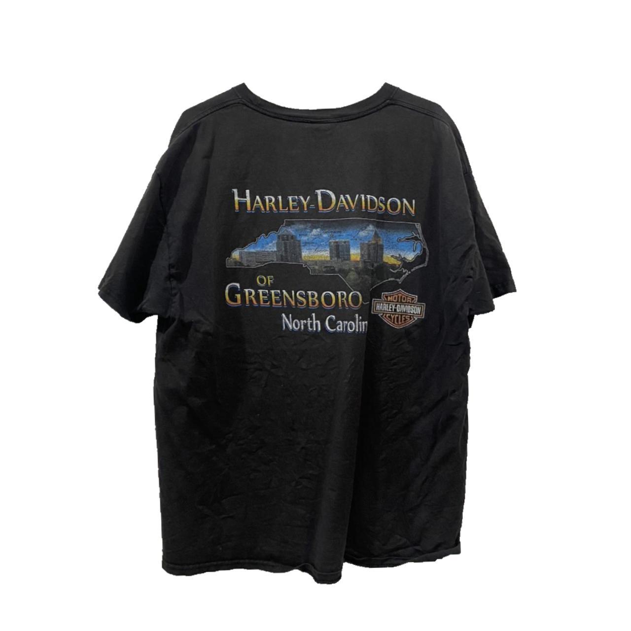 Authentic Vintage Harley-Davidson T-Shirt- Greensboro, North Carolina (Large)