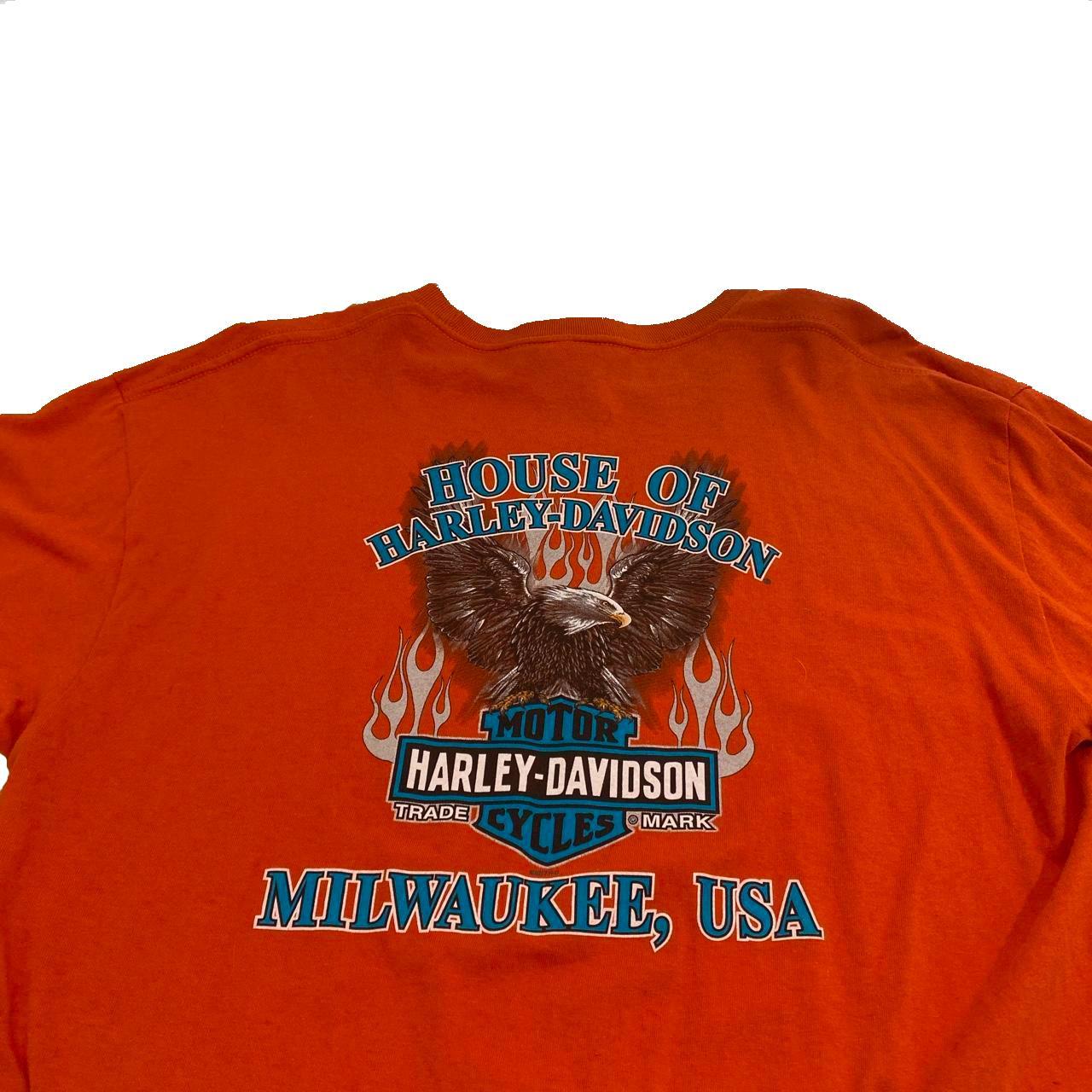 Authentic Vintage Harley-Davidson T-Shirt- House of Harley-Davidson, Milwaukee (Large)