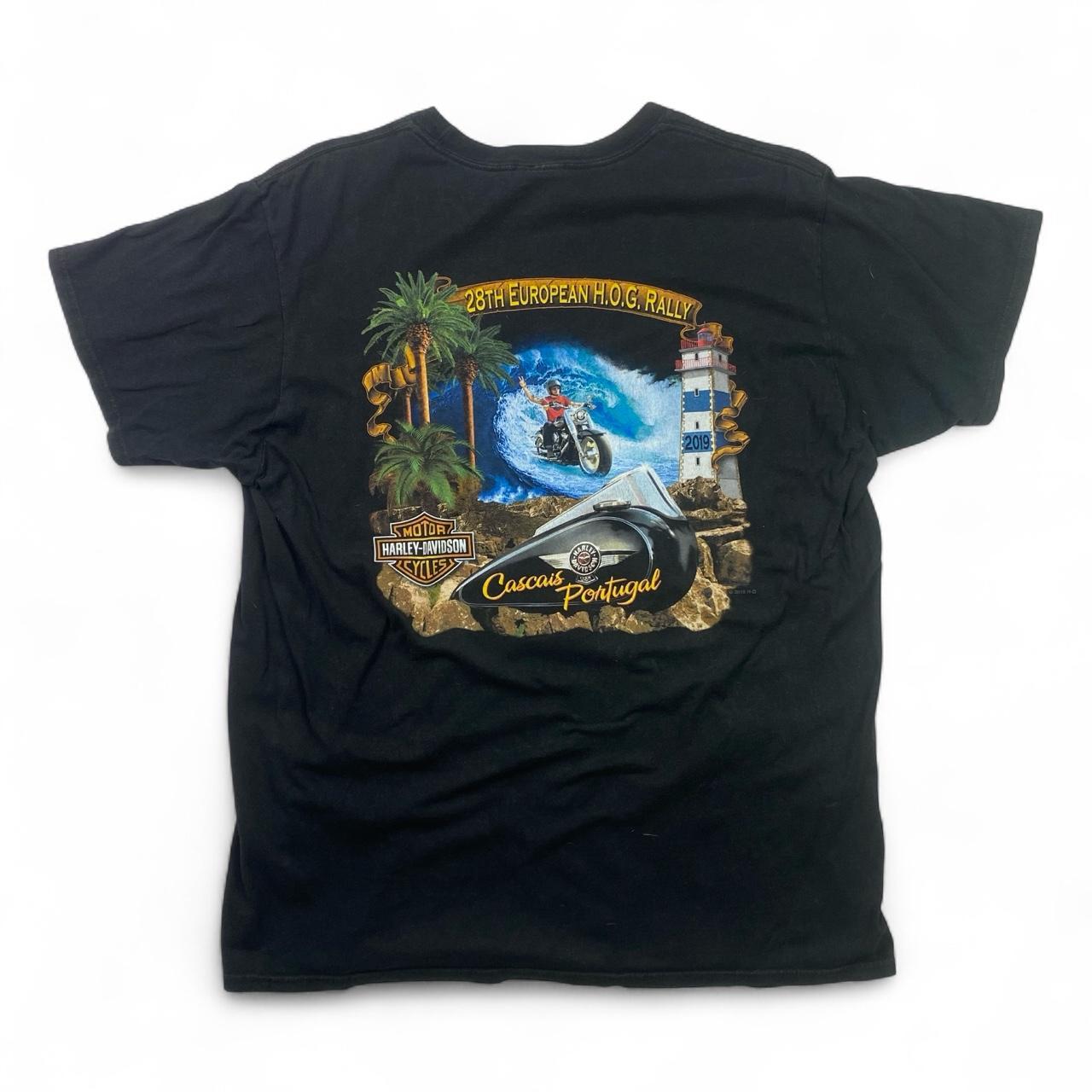 Authentic Vintage Harley-Davidson T-Shirt | 28th European H.O.G Rally Edition  (XL)