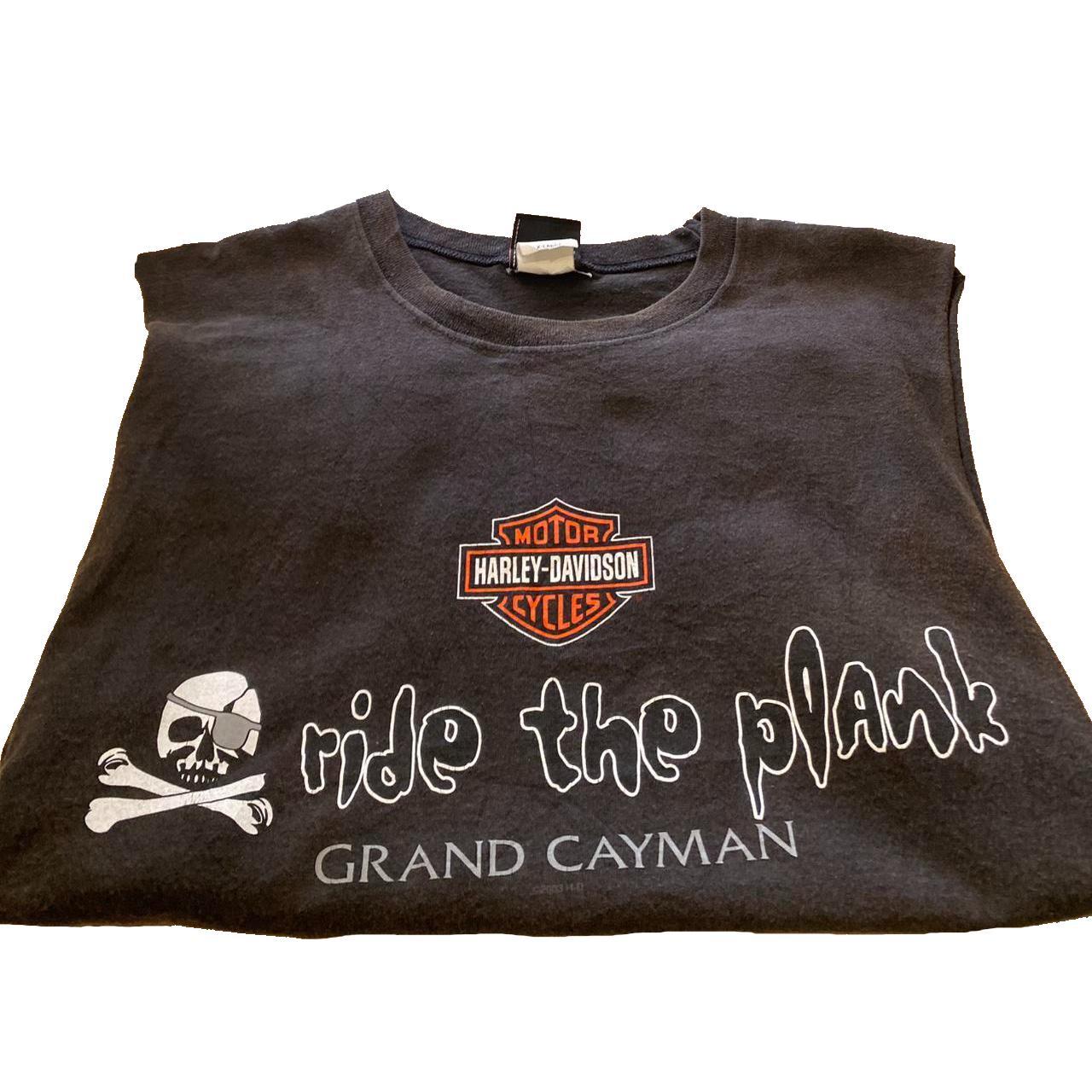 Authentic Vintage Harley-Davidson T-shirt- Grand Cayman Edition (X-Large)