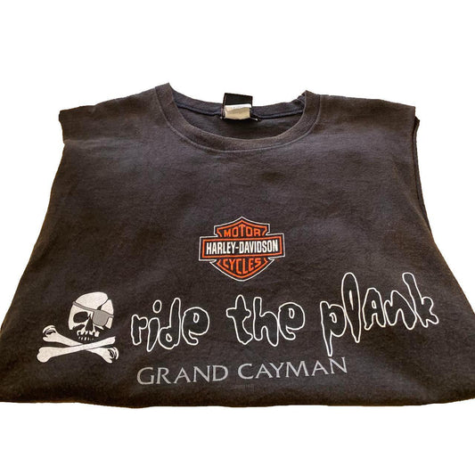 Authentic Vintage Harley-Davidson T-shirt- Grand Cayman Edition (X-Large)