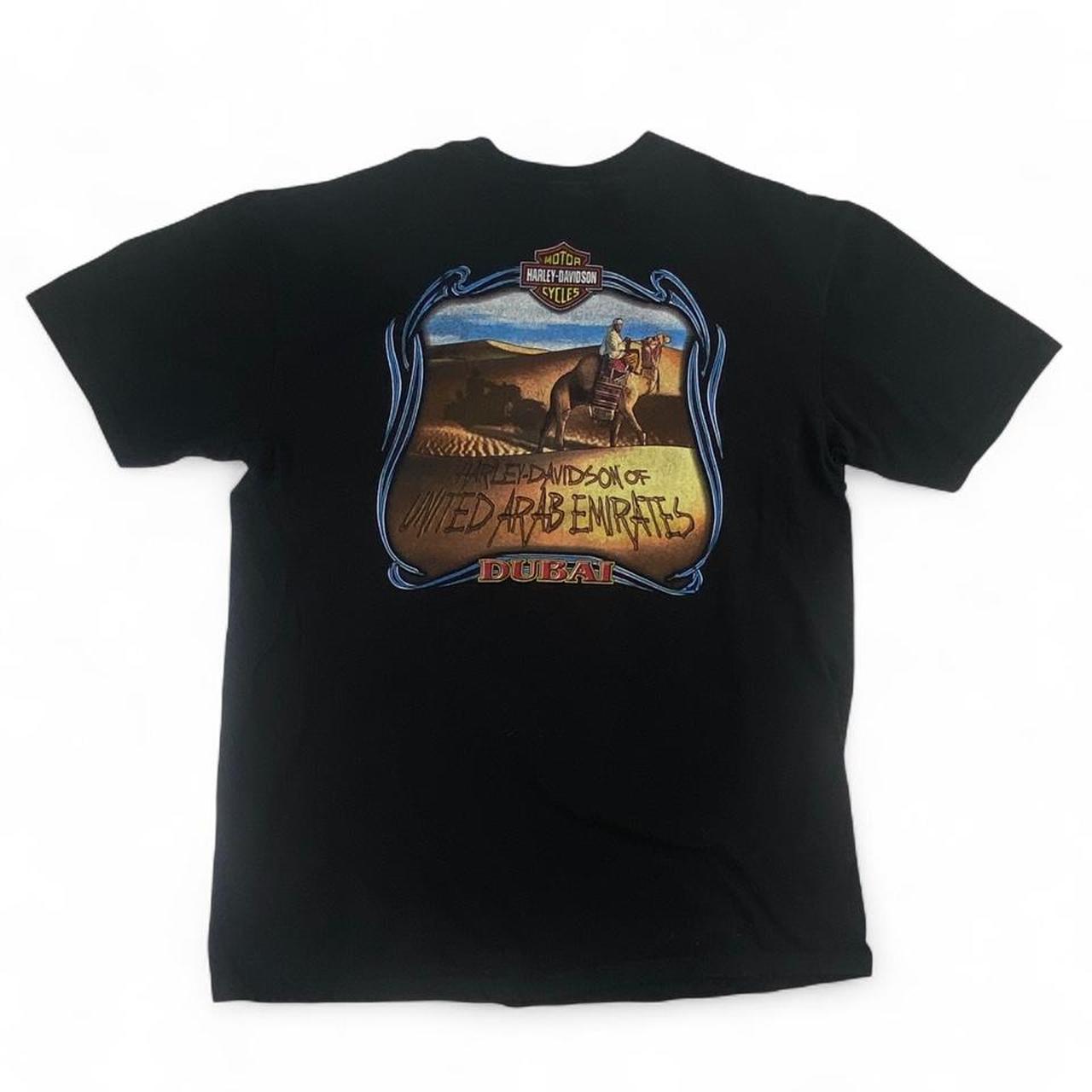 Authentic Vintage Harley-Davidson T-shirt | UAE Dubai Edition (Large) (See second photo for tear)