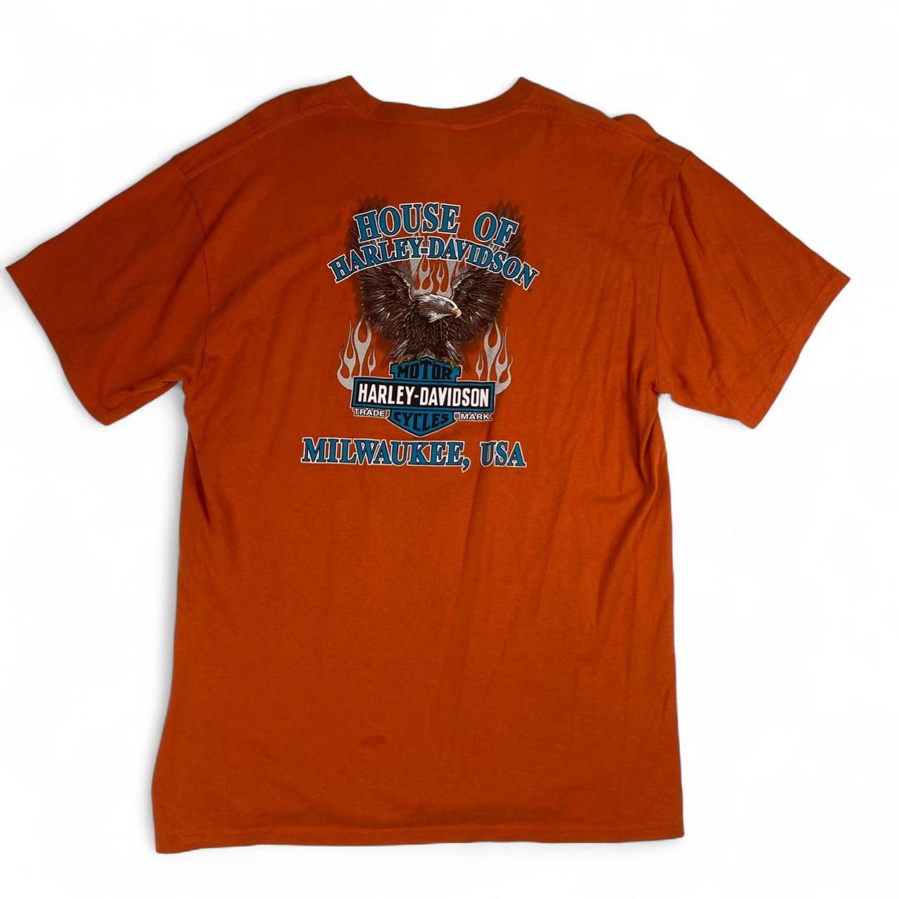 Authentic Vintage Harley-Davidson T-Shirt- House of Harley-Davidson, Milwaukee (Large)