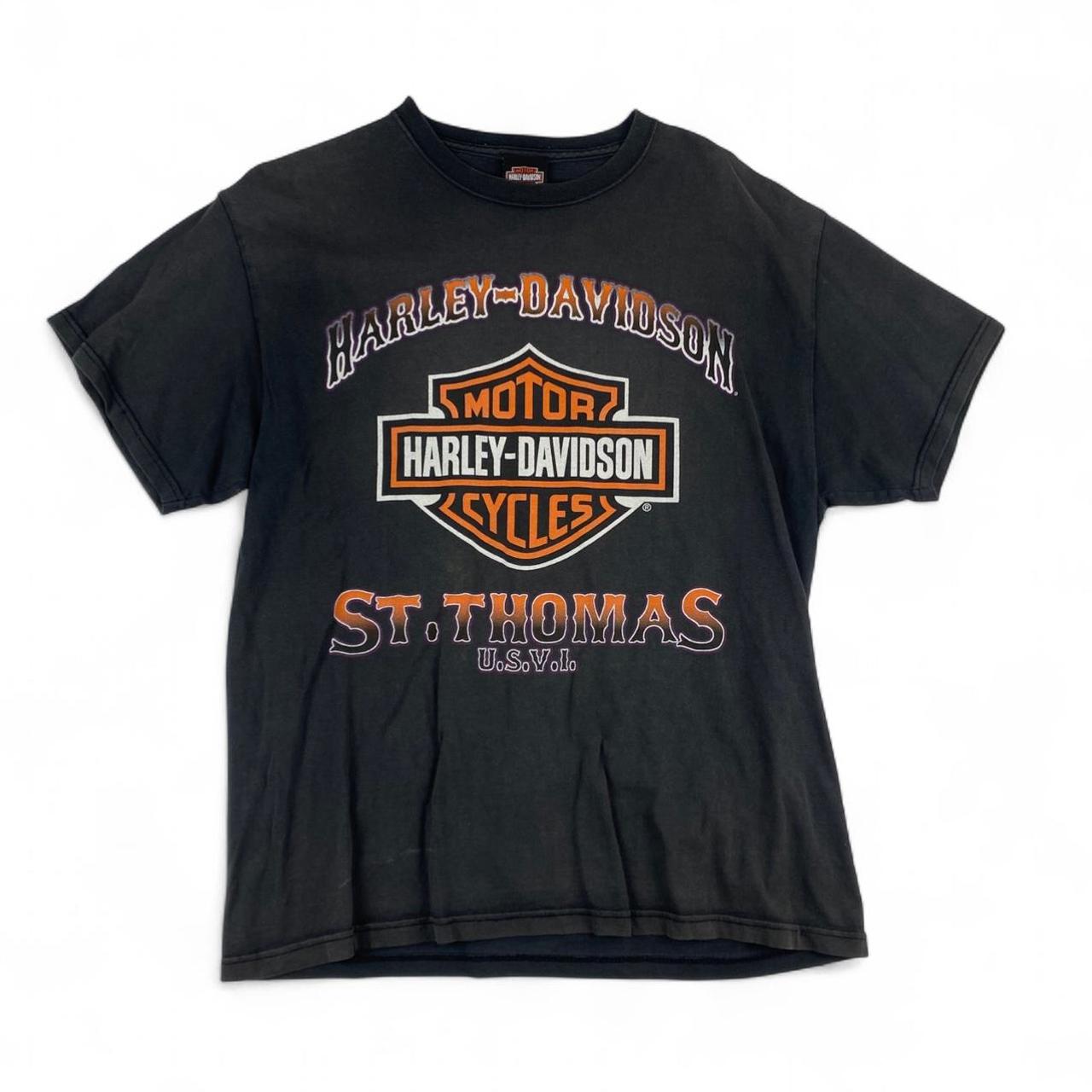Authentic Vintage Harley-Davidson T-shirt | St Thomas (Large)