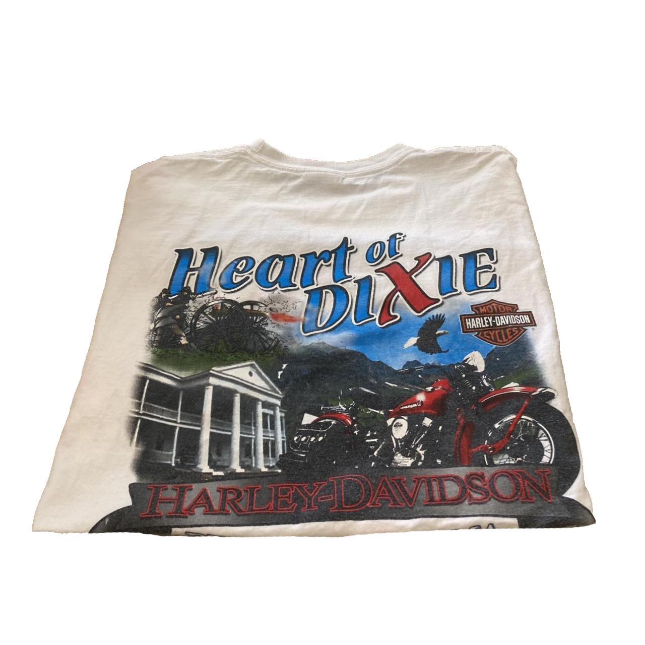 WMNS Authentic Vintage Harley-Davidson (Tie Dye) T-shirt- Grand Canyon, Heart of Dixie Edition (Medium)