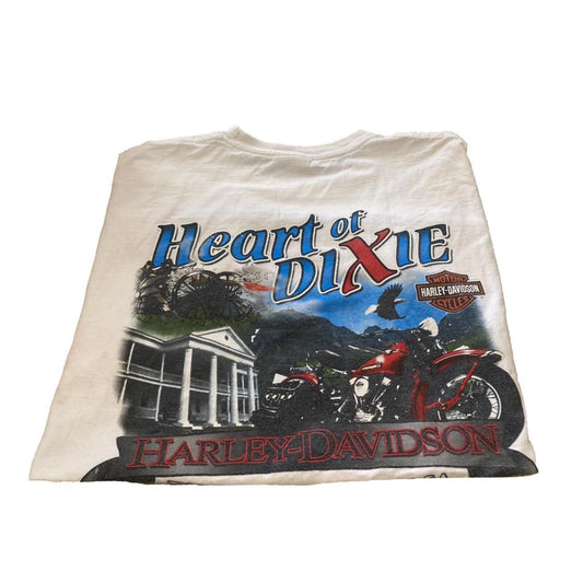 WMNS Authentic Vintage Harley-Davidson (Tie Dye) T-shirt- Grand Canyon, Heart of Dixie Edition (Medium)