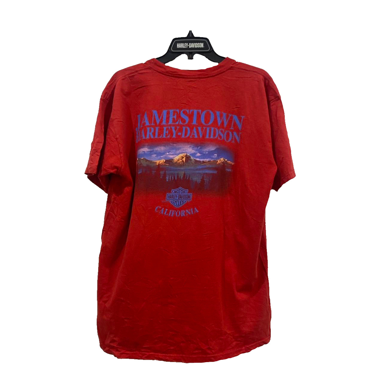 Authentic Vintage Harley-Davidson T-Shirt- Jamestown, California (X-Large)