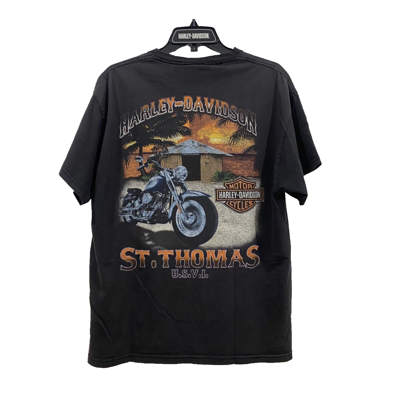 Authentic Vintage Harley-Davidson T-shirt | St Thomas (Large)