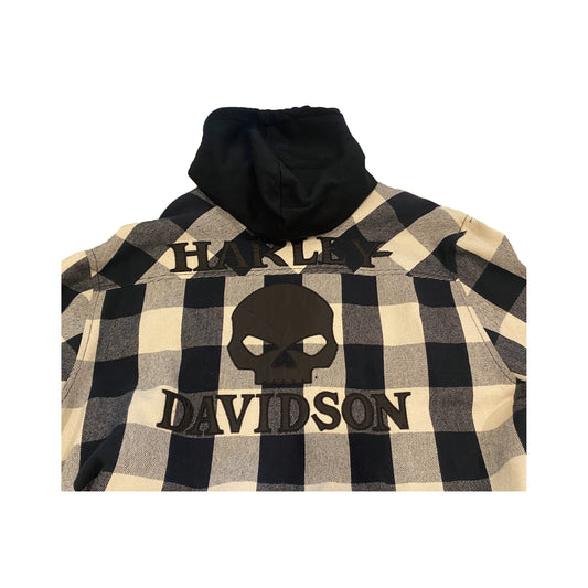 Authentic Vintage Harley-Davidson Thick Hooded Fleece (2XL)